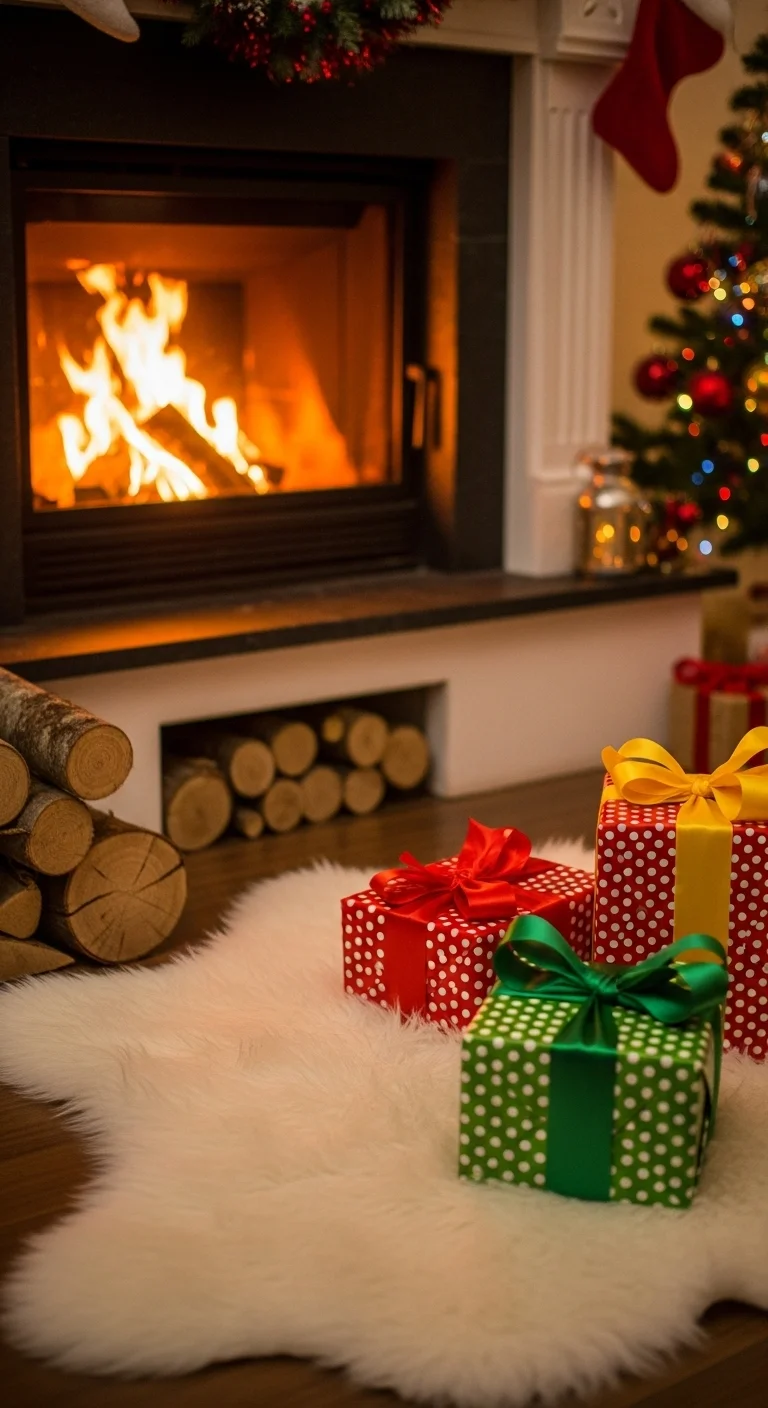 Whimsical Wonderland with Colorful Stockings