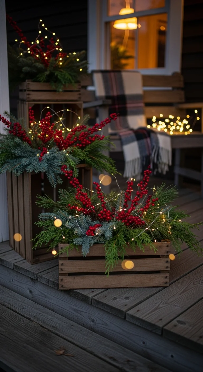 Wooden Crate Planters